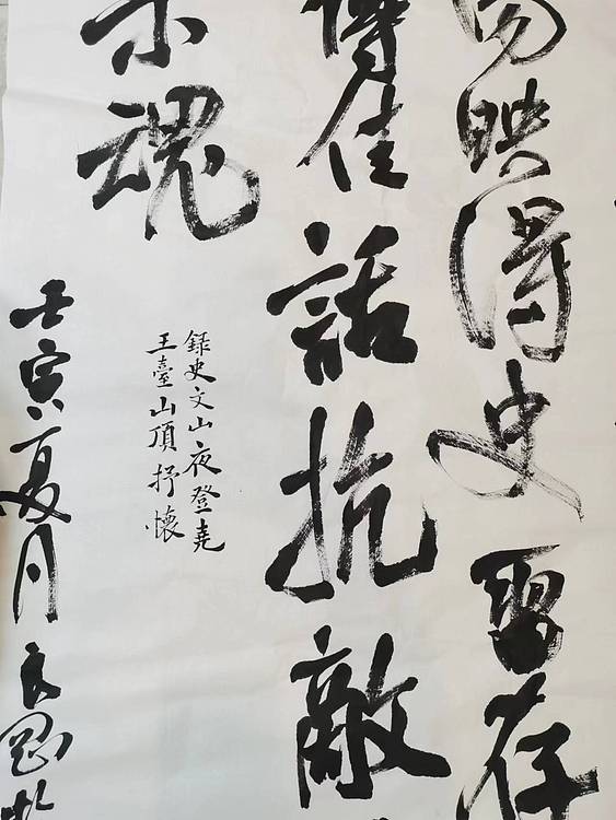 淮河居士 史文山夜登