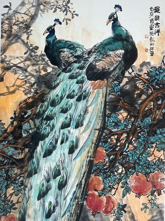 刘龙刚，中美协会员，陕西省美协理事