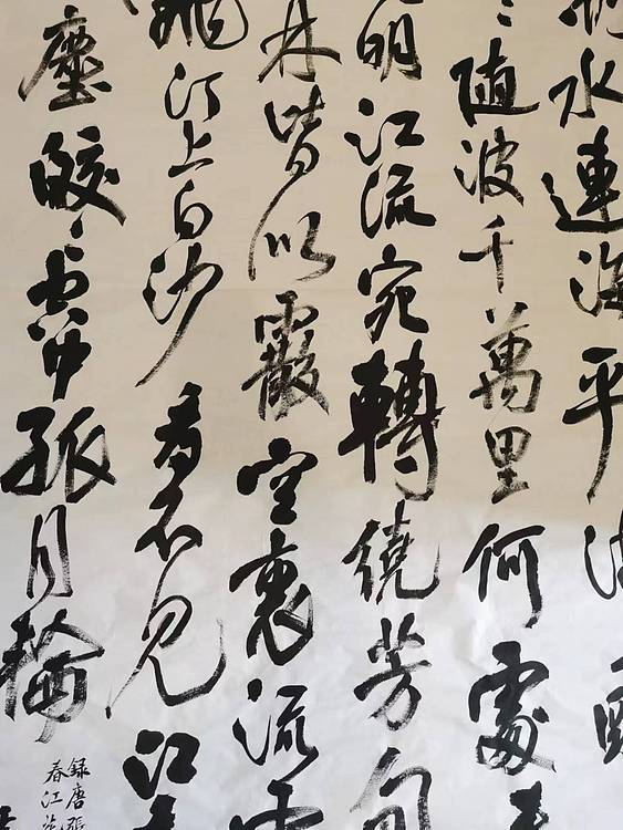 淮河居士 春江潮水连海平2