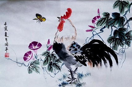 贺国平 国画-花鸟