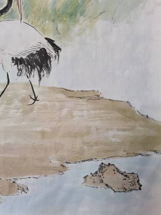 秦广宁 双鹤闲步