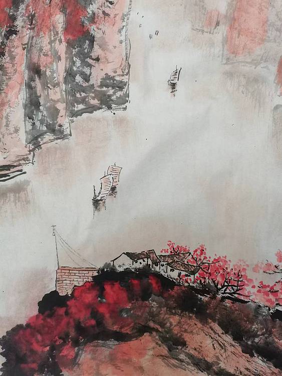 秦广宁 峡江帆影