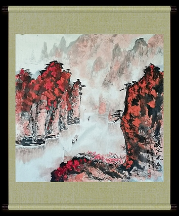 秦广宁 峡江帆影