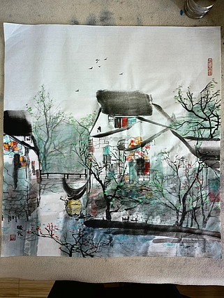 胡曦元 江南水乡——春