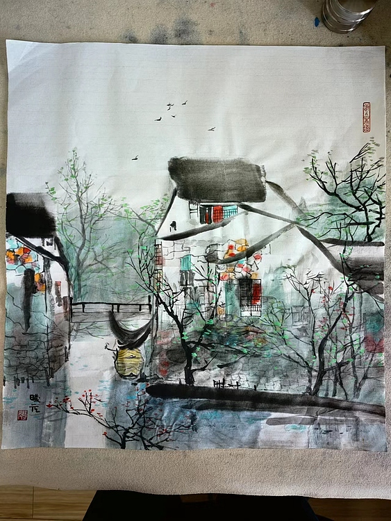 胡曦元 江南水乡——春
