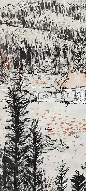 画树成林 游园小景