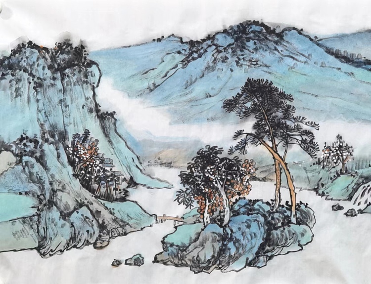 刘建国 《春到云山》