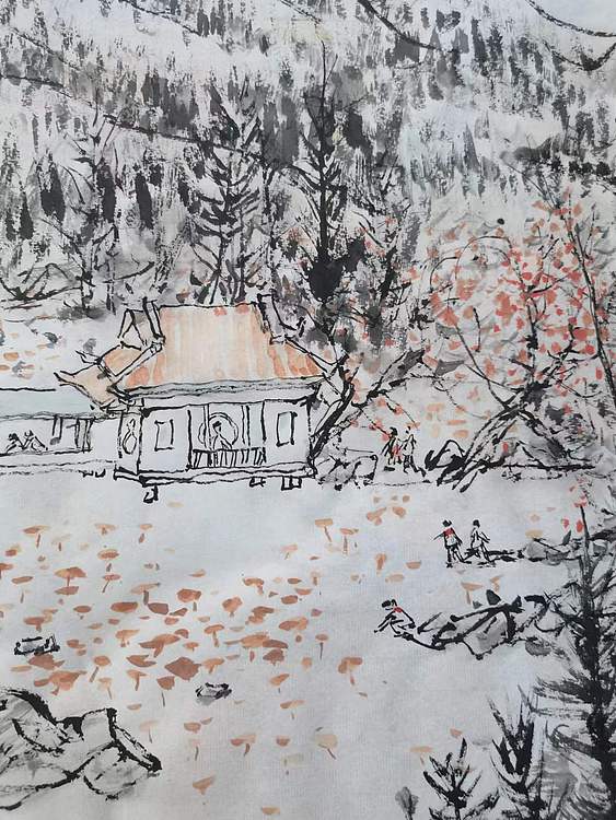 画树成林 游园小景