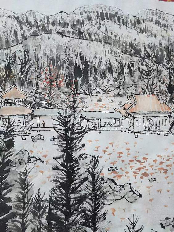 画树成林 游园小景