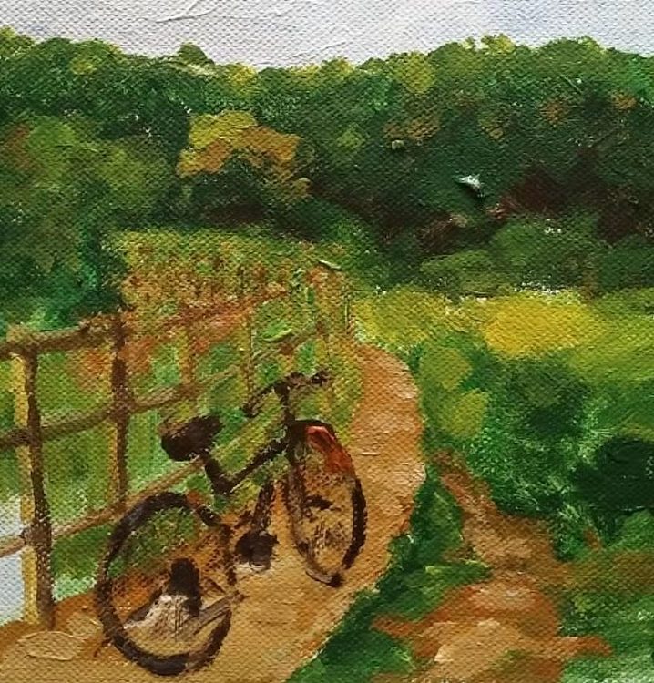 胡冰 纯手绘精品油画《夏》