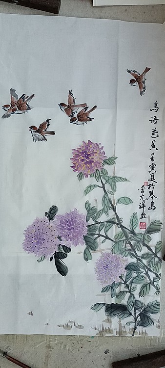 翱翔 鸟语花香