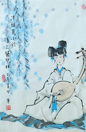 西安美术学院 青年潜力艺术家 宁晓永 精品国画