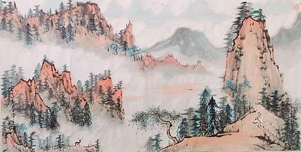 西安美术学院 青年潜力艺术家 宁晓永 精品国画