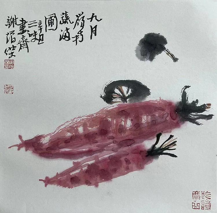 文化和旅游部艺术发展中心专职画家 荣宝斋签约画家 谢增杰 精品花鸟