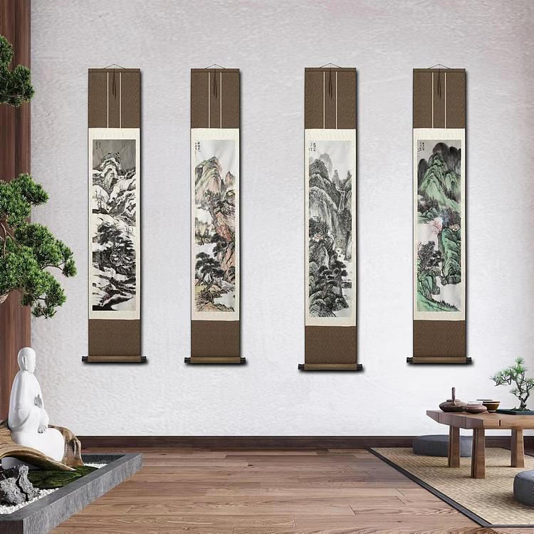 亨园 《春夏秋冬四条屏》