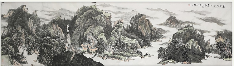 亨园 《万里云山入画图》