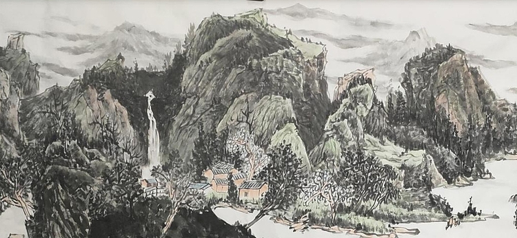 亨园 《万里云山入画图》
