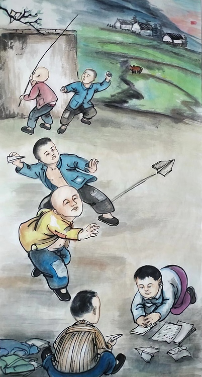 高兴 纸飞机