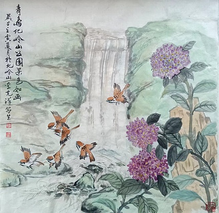 翱翔 景色如画