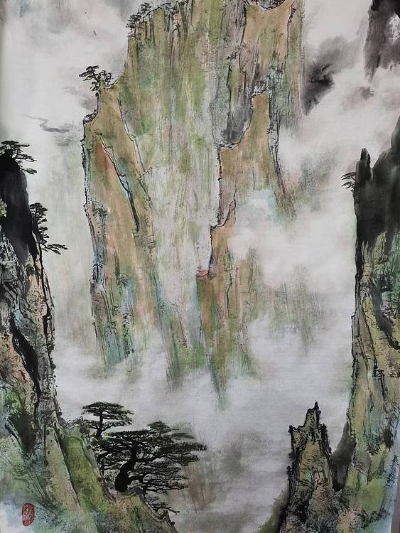 秦广宁 黄山云起