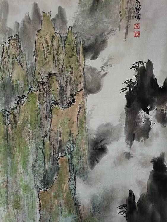 秦广宁 黄山云起