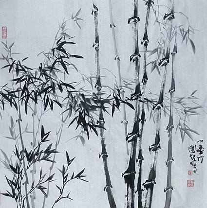 清心斋主 墨竹
