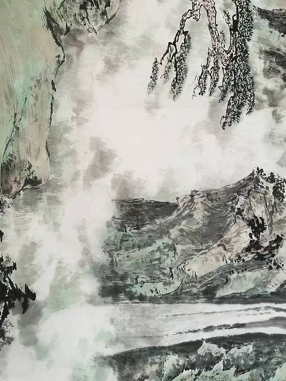 秦广宁 溪山幽居
