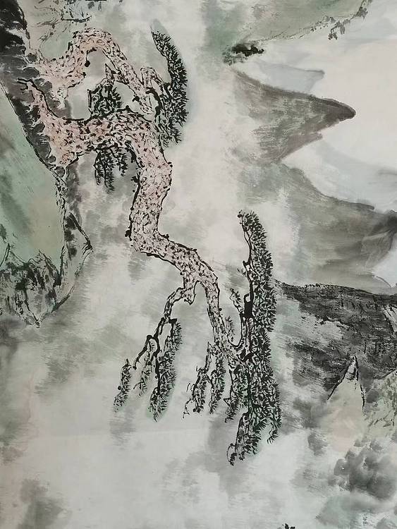 秦广宁 溪山幽居