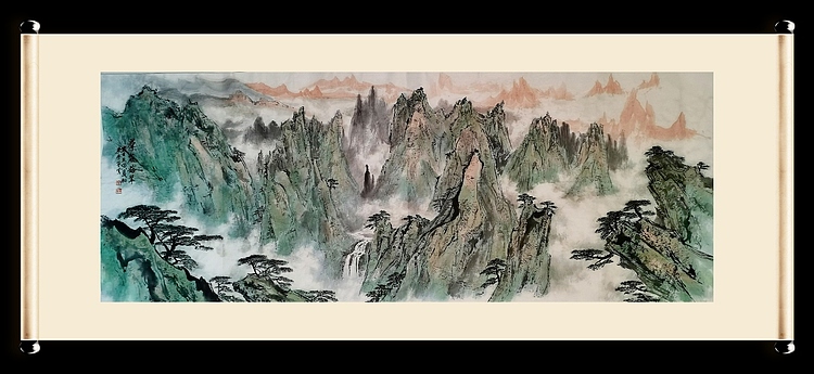 秦广宁 群嵐叠翠