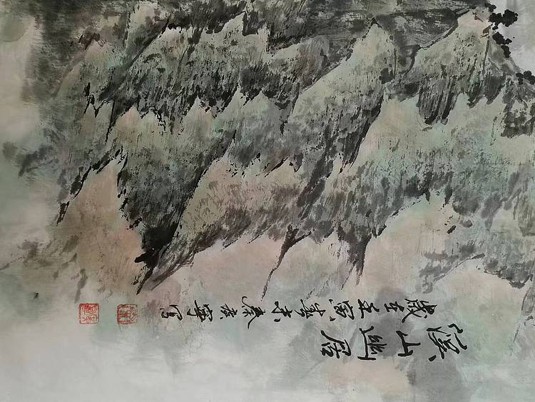 秦广宁 溪山幽居