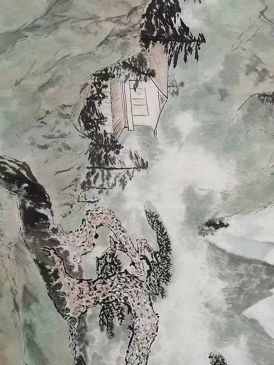 秦广宁 溪山幽居