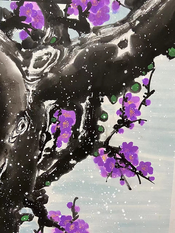 马效元 铁骨傲霜丹心向阳开