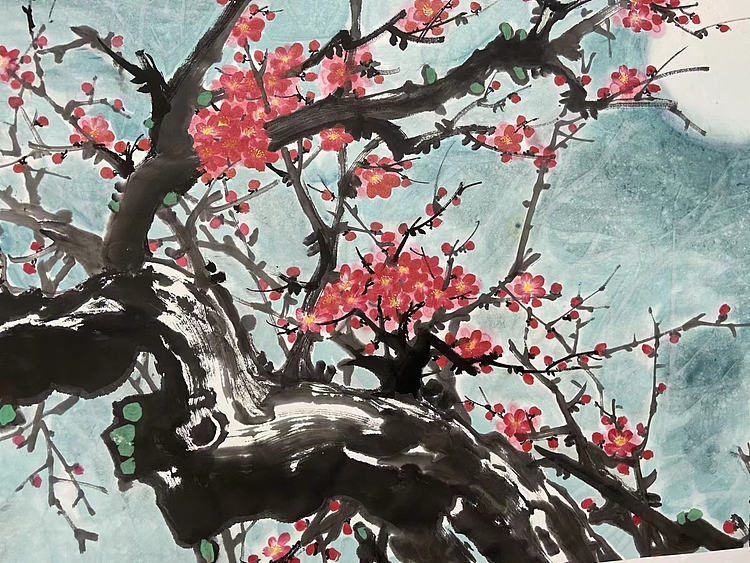 马效元 墙角数枝梅