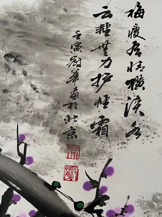 马效元 梅瘦有情横谈水