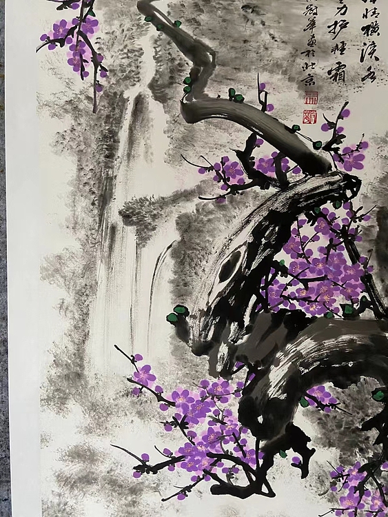 马效元 梅瘦有情横谈水