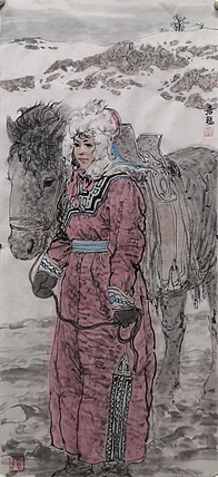 中国美协会员，赤峰市美协副主席 &mdash;&mdash;王居龙