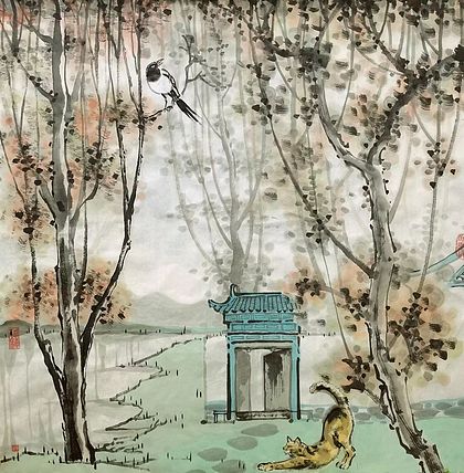 西安美术学院 青年潜力艺术家 宁晓永 精品国画
