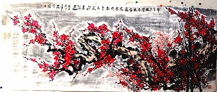 大尺幅&mdash;&mdash;山东省美协会员 闫友会 平生多傲骨