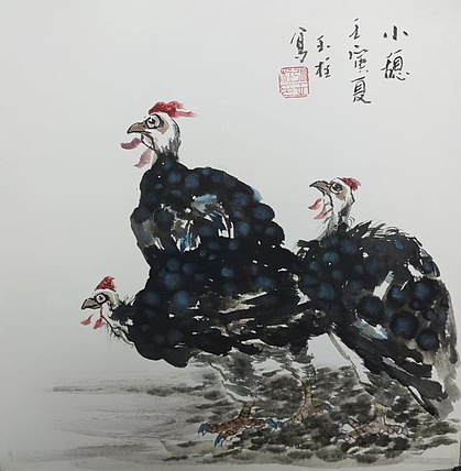 张玉柱 写意花鸟