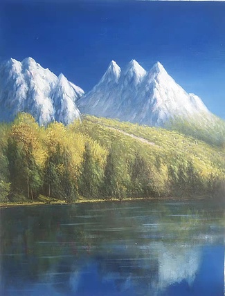 胡冰 纯手绘精品油画