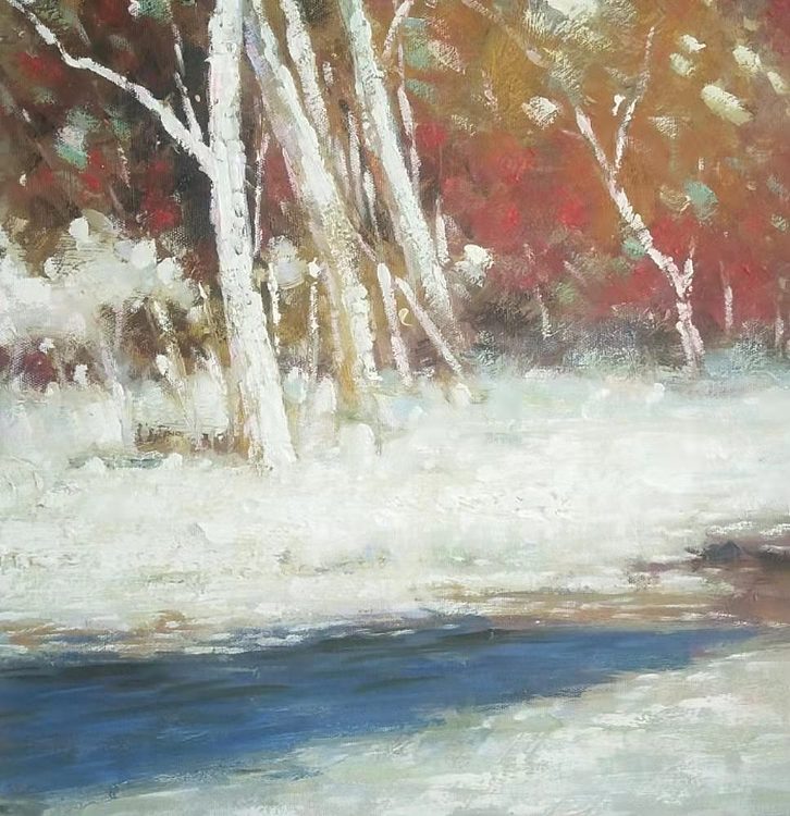 胡冰 纯手绘精品油画