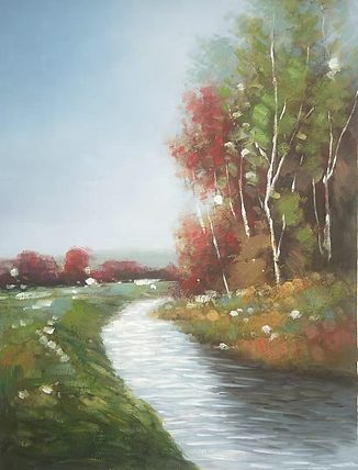 胡冰 纯手绘精品油画
