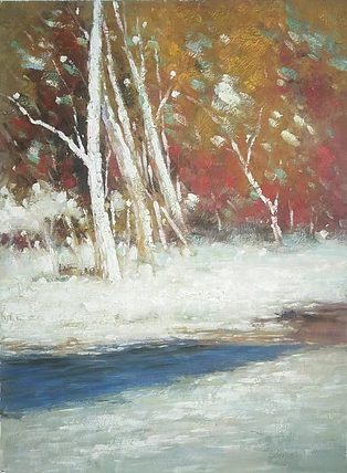 胡冰 纯手绘精品油画