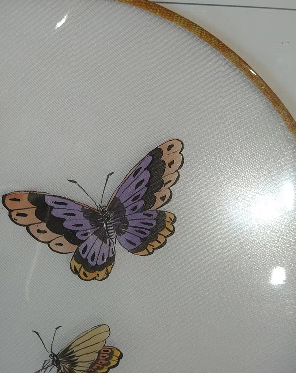 耿学知 手绘团扇