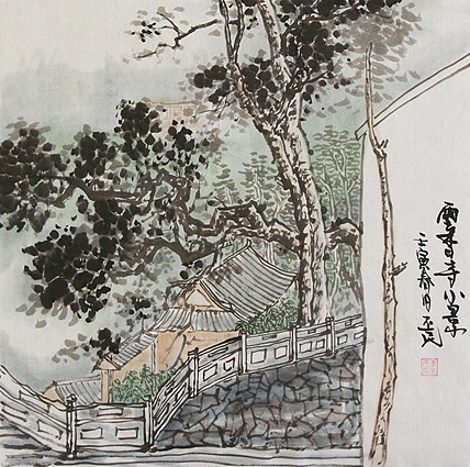 职业画家 教师 李丕民 中国画作品