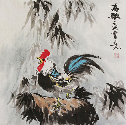 职业画家 教师 李丕民 中国画作品