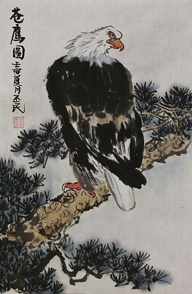 职业画家 教师 李丕民 中国画作品