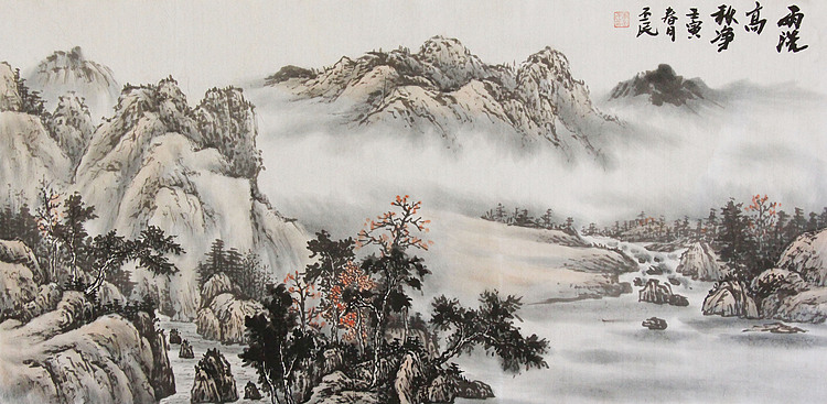 职业画家 教师 李丕民 中国画作品