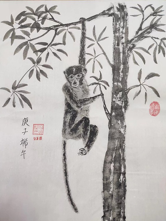 江秋月 猴