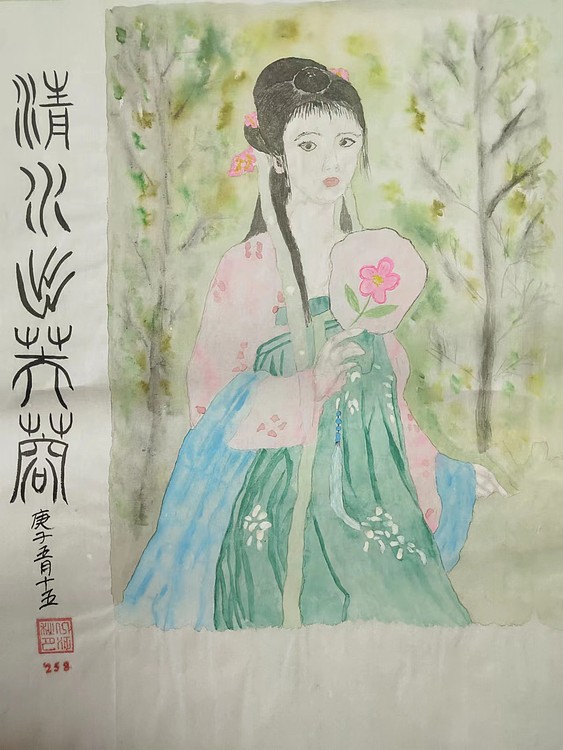 江秋月 清水出芙蓉